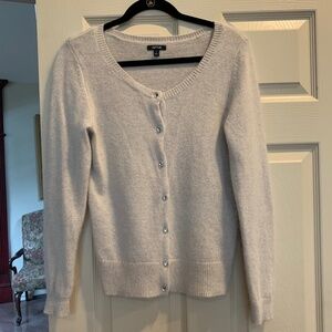 Apt 9 Light Tan Rabbit Hair Blend Cardigan Sweater sz M